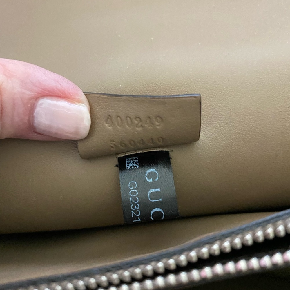 Gucci Dionysus suede handbag-in small size in color taupe Excellent condition - Picture 8 of 10